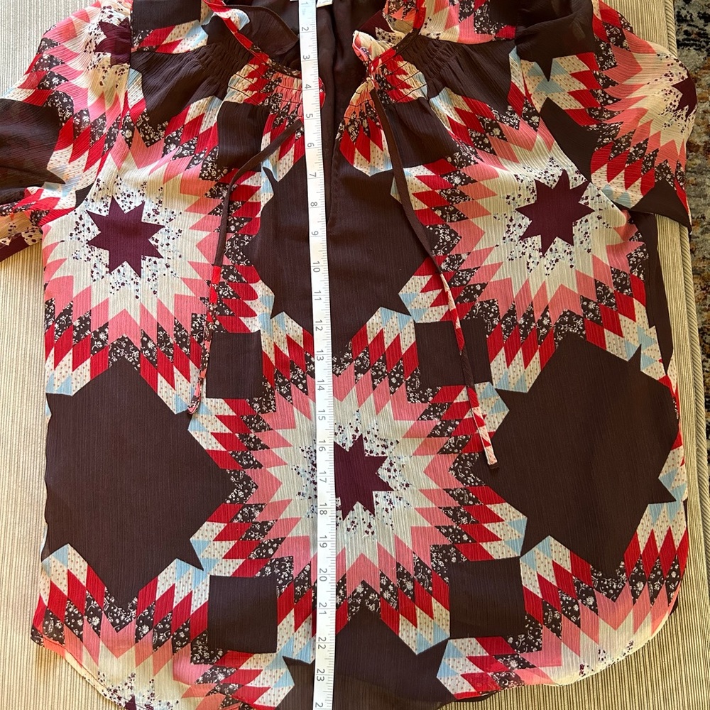 Loft Patchwork Blouse - Picture 6 of 7